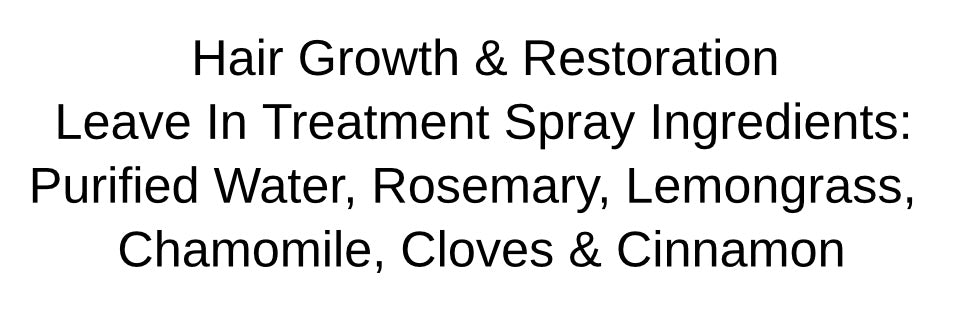 Kayboo Beauty 10oz Hair Growth & Restoration Leave In Treatment Spray