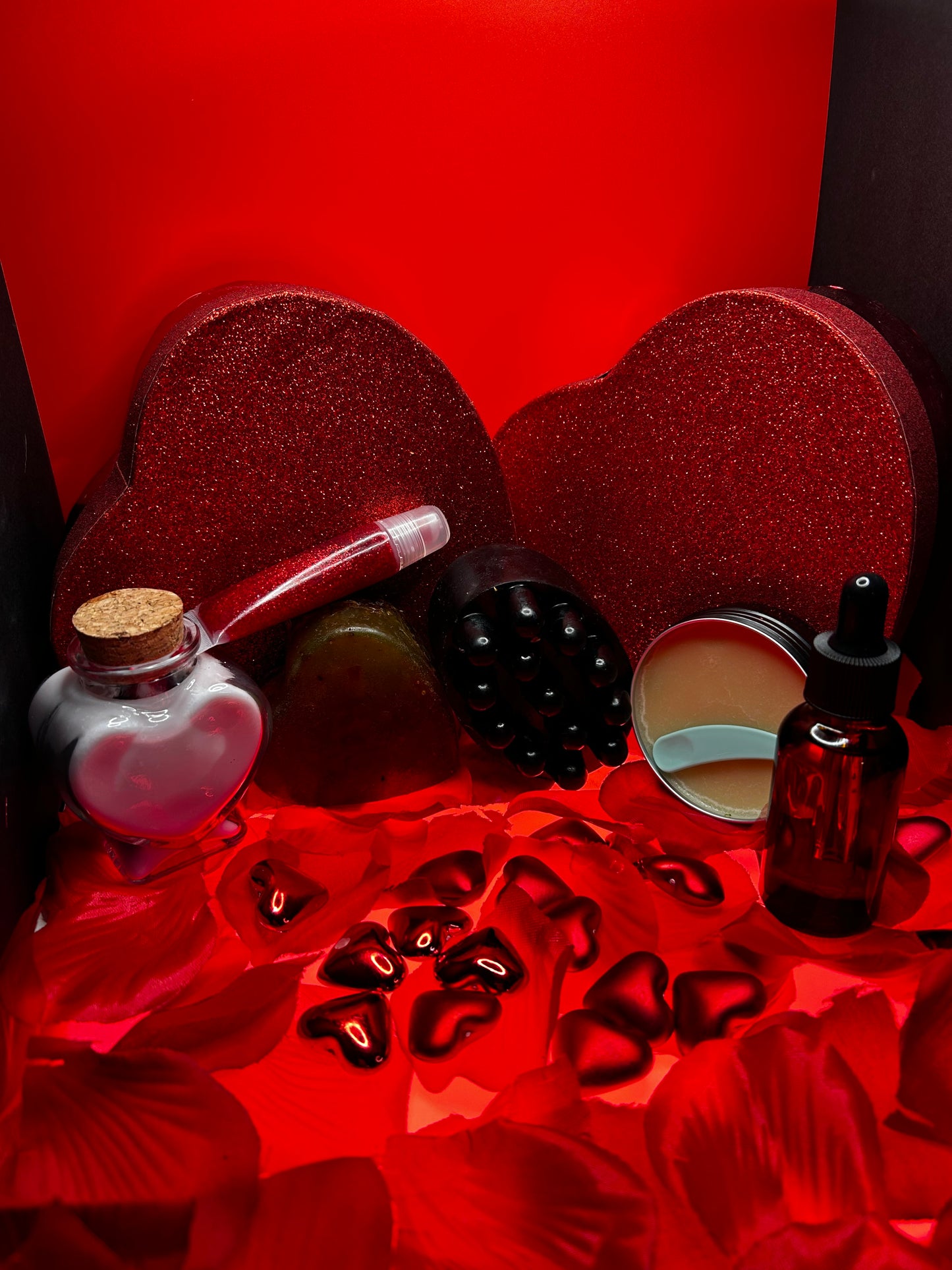 Complete Woman’s Valentines Day Package with Mini Lavender Vanilla Candle