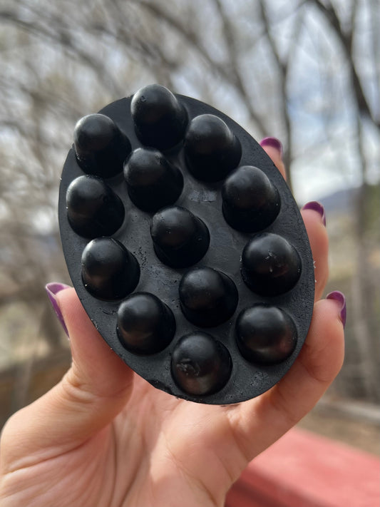 Kayboo Beauty Charcoal Tea Tree & Rosemary Shampoo & Body Wash Soap Brush & Massager 2 in 1