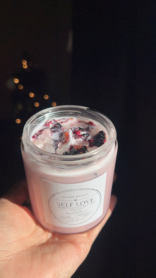 Kayboo Beauty Rose Vanilla Self Love Candle